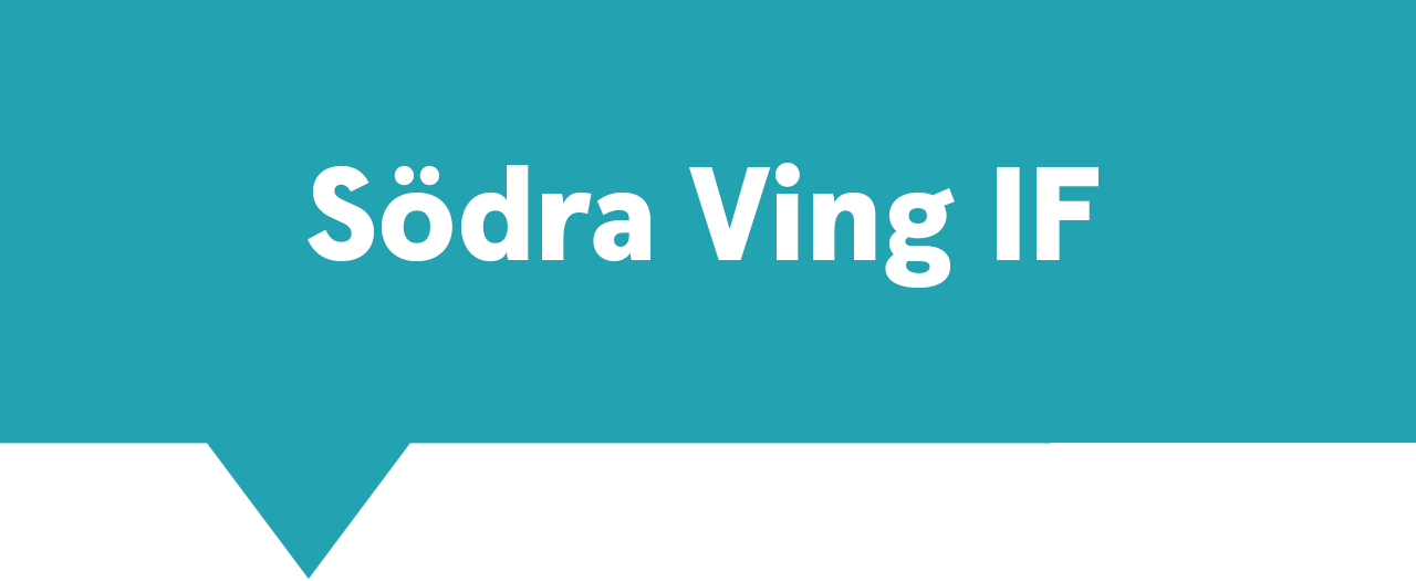 turkos kvadratisk pratbubbla text södravingif